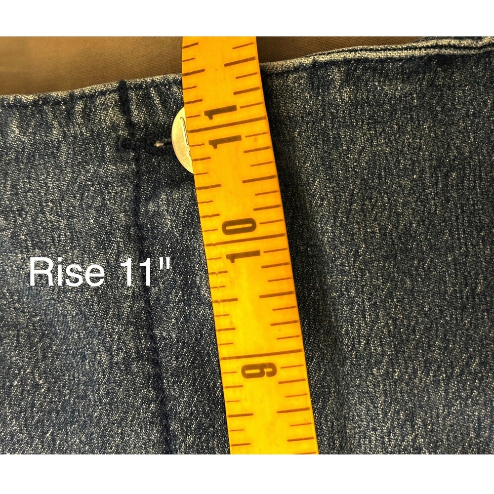 Vintage Vanilia Denim Jeans Womens 30" Waist High Rise Straight Leg Zip Pockets - Picture 15 of 16
